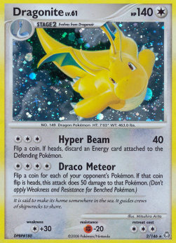 Dragoran Lv.61 LA-2 Holo Rare Light Played Deutsch