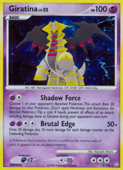 Giratina Lv.52 LA-4 Holo Rare Played Deutsch