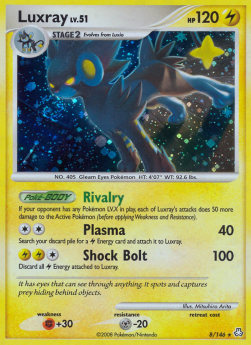 Luxtra Lv.51 LA-8 Holo Rare Excellent Deutsch