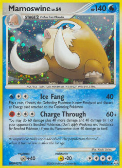 Mamutel Lv.54 LA-9 Holo Rare Good Deutsch Reverse Holo