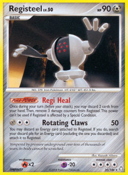Registeel Lv.50 LA-39 Rare Excellent Deutsch