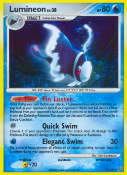 Lumineon Lv.38 STF-4 Holo Rare Near Mint Deutsch