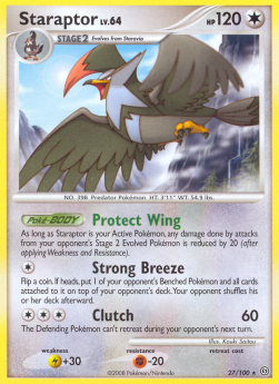 Staraptor Lv.64 STF-27 Rare Excellent Deutsch