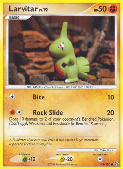 Larvitar Lv.19 STF-63 Common Played Deutsch