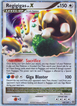 Regigigas LV.X STF-100 Ultra Rare Good Deutsch