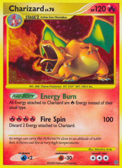 Glurak Lv.76 STF-103 Secret Rare Played Deutsch