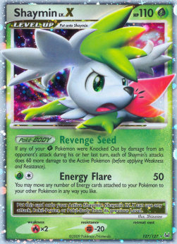 Shaymin LV.X PL-127 Ultra Rare Poor Deutsch