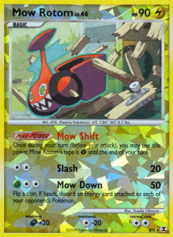 Schneid-Rotom Lv.46 RR-RT4 Holo Rare Played Deutsch Reverse Holo