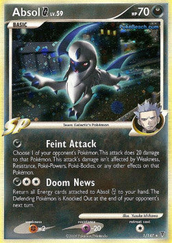 Absol [G] Lv.59 SV-1 Holo Rare Played Französisch Reverse Holo