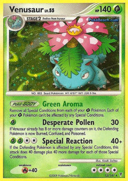 Bisaflor Lv.55 SV-13 Holo Rare Light Played Deutsch