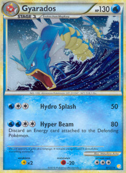 Garados HS-4 Holo Rare Light Played Deutsch