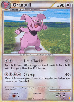 Granbull HS-22 Rare Near Mint Deutsch