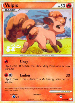 Vulpix HS-87 Common Good Deutsch Reverse Holo