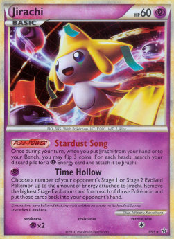 Jirachi UL-1 Holo Rare Played Italienisch