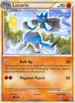 Lucario UL-19 Rare Excellent Deutsch Reverse Holo