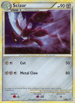 Scizor UD-7 Holo Rare Played Französisch