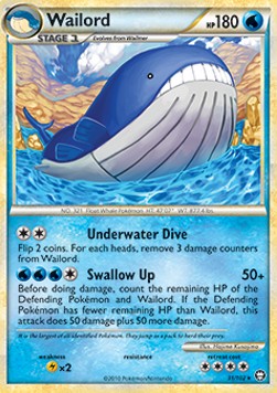 Wailord TM-31 Rare Excellent Deutsch