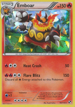 Flambirex BLW-19 Holo Rare Played Deutsch Reverse Holo