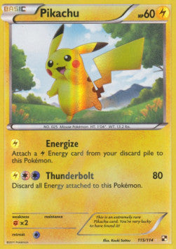 Pikachu BLW-115 Secret Rare Light Played Deutsch