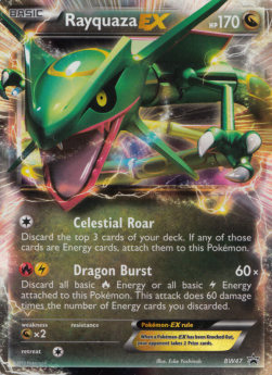 Rayquaza EX BW-47 Promo Good Deutsch