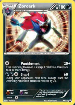 Zoroark BW-19 Promo Excellent Deutsch