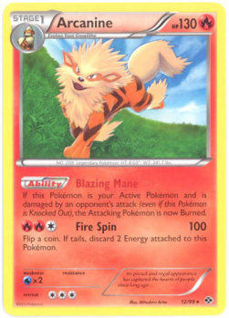 Arcanine NXD-12 Rare Excellent Englisch Reverse Holo