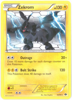 Zekrom NXD-50 Rare Good Englisch