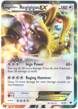 Regigigas EX NXD-82 Ultra Rare Good Deutsch
