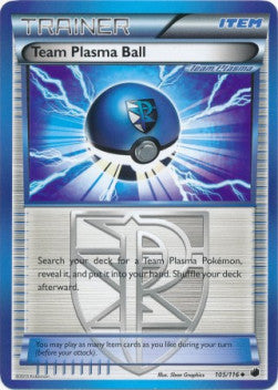 Team Plasma-Ball PLF-105 Uncommon Excellent Deutsch