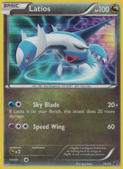 Latios DRV-10 Holo Rare Light Played Französisch