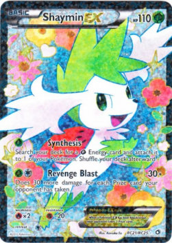 Shaymin EX LTR-RC21 Ultra Rare Poor Englisch