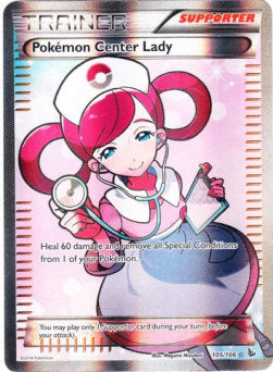 Pokémon-Center-Dame FLF-105 Holo Rare Excellent Deutsch