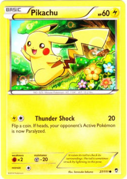 Pikachu FFI-27 Common Light Played Deutsch