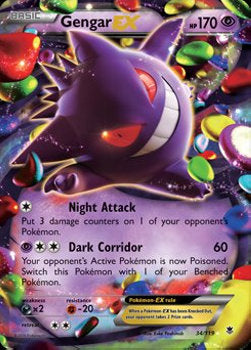 Gengar EX PHF-34 Ultra Rare Good Deutsch