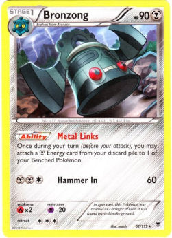 Bronzong PHF-61 Rare Light Played Deutsch Reverse Holo