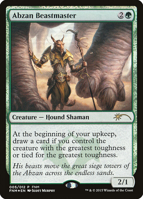 Abzan-Bändiger FNM- Rare Excellent Deutsch Foil
