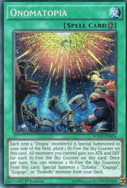 Onomatopia WSUP-024 Secret Rare Good Englisch 1. Auflage