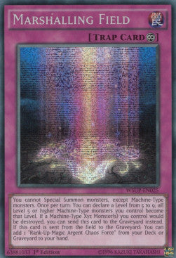 Marshalling Field WSUP-025 Secret Rare Good Englisch 1. Auflage