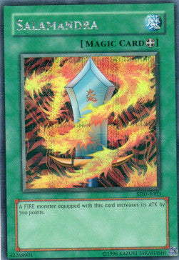 Salamandra SDD-E003 Secret Rare Good Englisch
