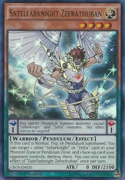 Fixsternritter Zefrathuban CROS-020 Ultra Rare Good Deutsch