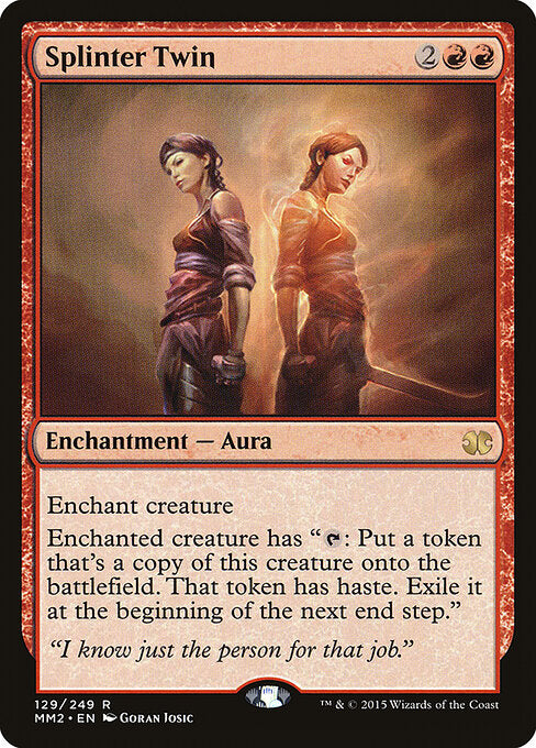 Splinter Twin MM2-129 Rare Excellent Englisch Foil