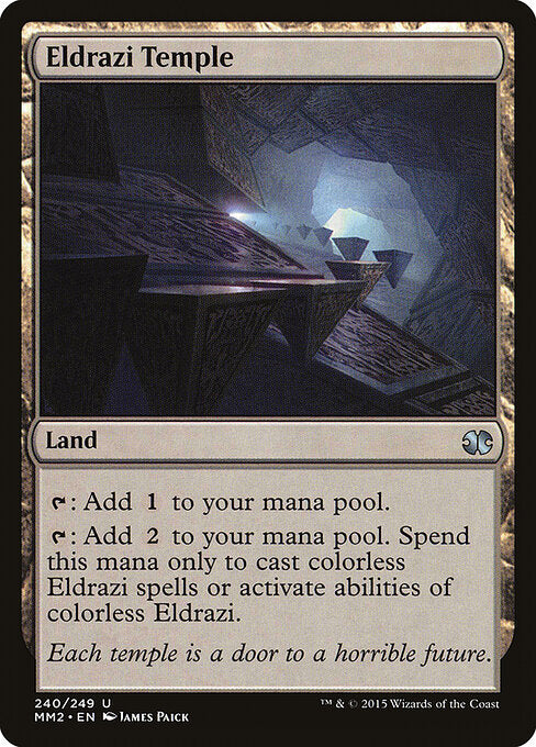 Eldrazi Temple MM2-240 Uncommon Light Played Englisch
