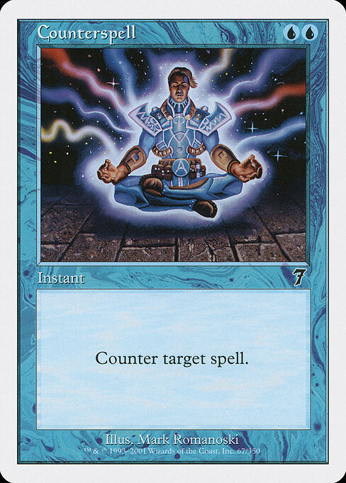 Counterspell 7ED-67 Common Excellent Englisch