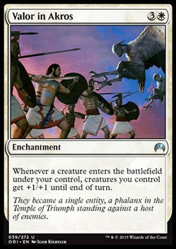 Valor in Akros ORI-39 Uncommon Good Englisch Foil