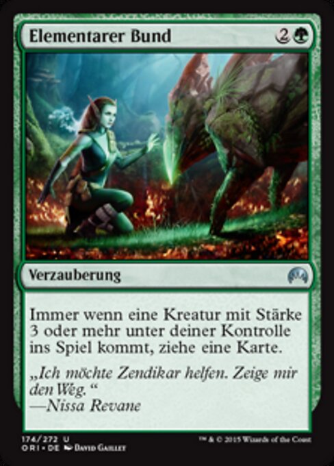 Elementarer Bund ORI-174 Uncommon Excellent Deutsch Foil
