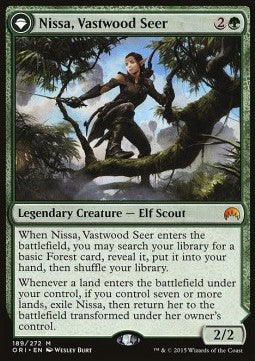 Nissa, Seherin aus Riesenholz // Nissa, die weise Animistin ORI-189 Mythic Excellent Deutsch