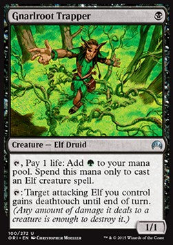 Knorrwurzel-Fallensteller ORI-100 Uncommon Excellent Deutsch Foil