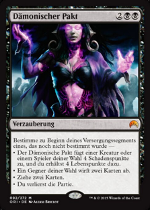 Dämonischer Pakt ORI-92 Mythic Excellent Deutsch