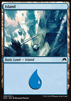 Insel (V.3) ORI-259 Land Near Mint Englisch Foil