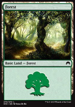 Wald (V.2) ORI-270 Land Excellent Englisch Foil